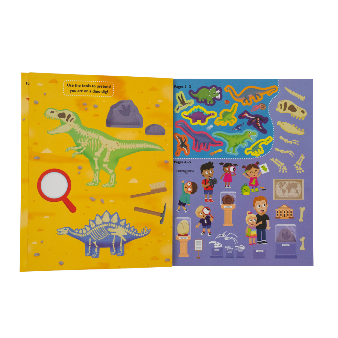 Funfacts Dinosaurs Sticker Activity Book