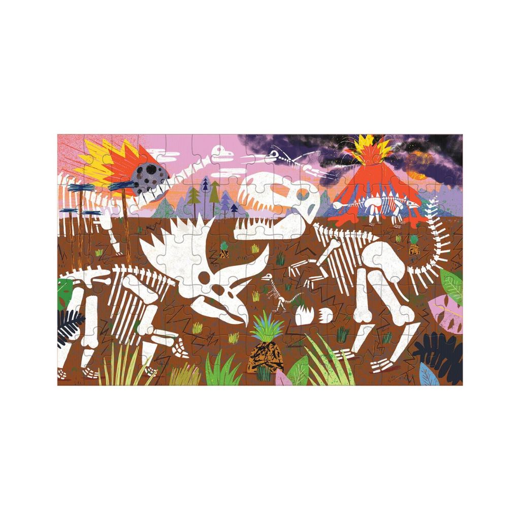 Mudpuppy Dinosaur Roar! Lenticular 75pc Puzzle