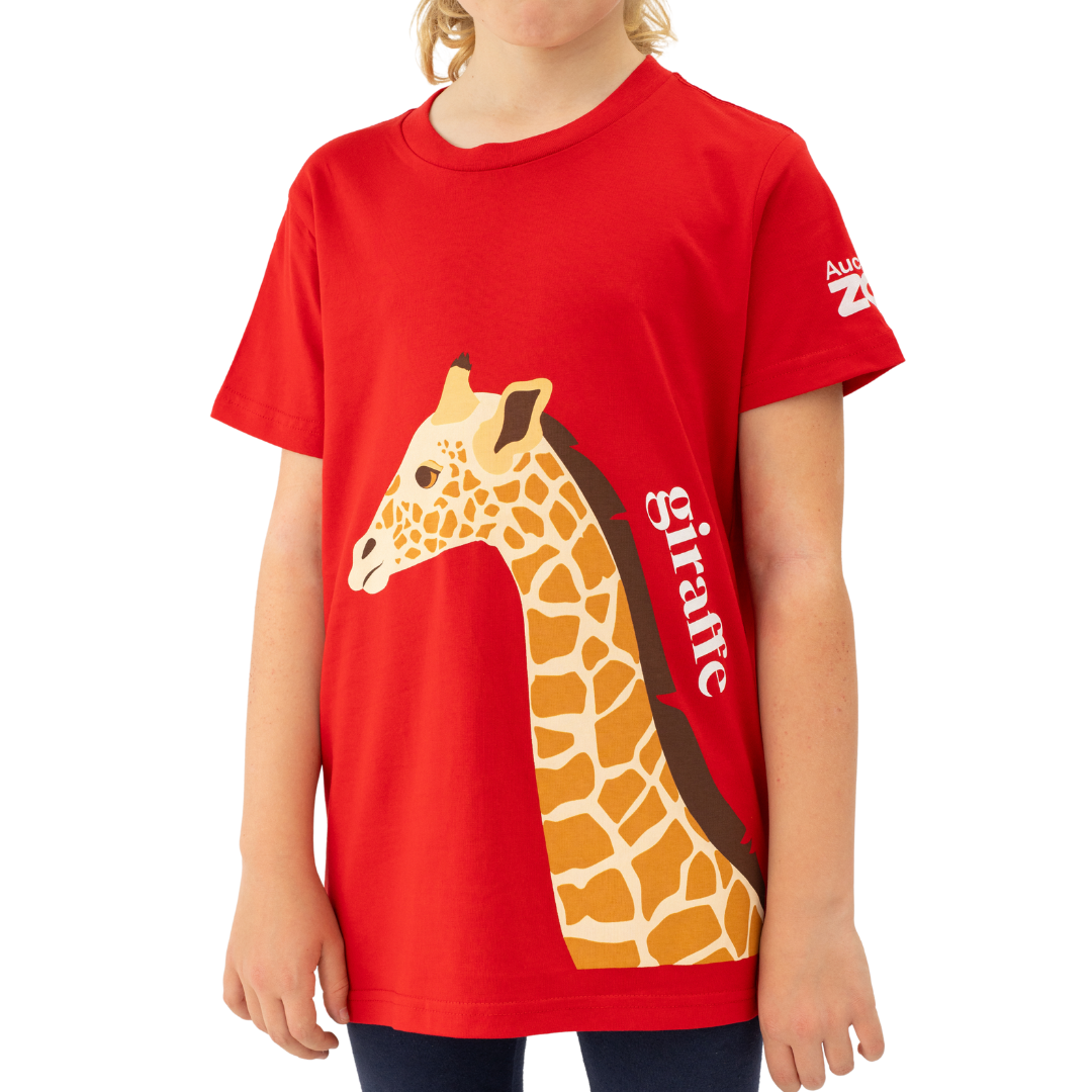 Auckland Zoo Giraffe Kids T Shirt