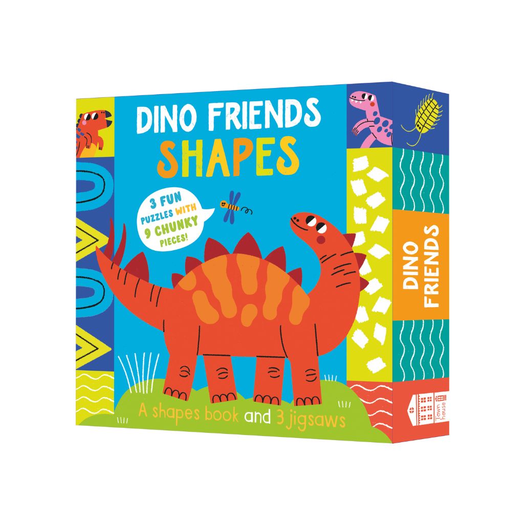 Dino Friends Shapes 9pc Puzzle & Play