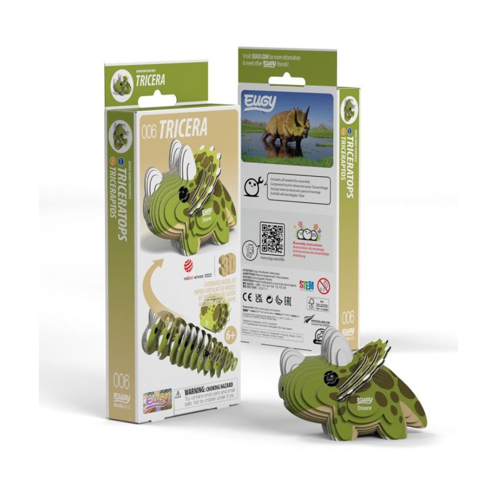 Eugy Tricera 3D Model Kit