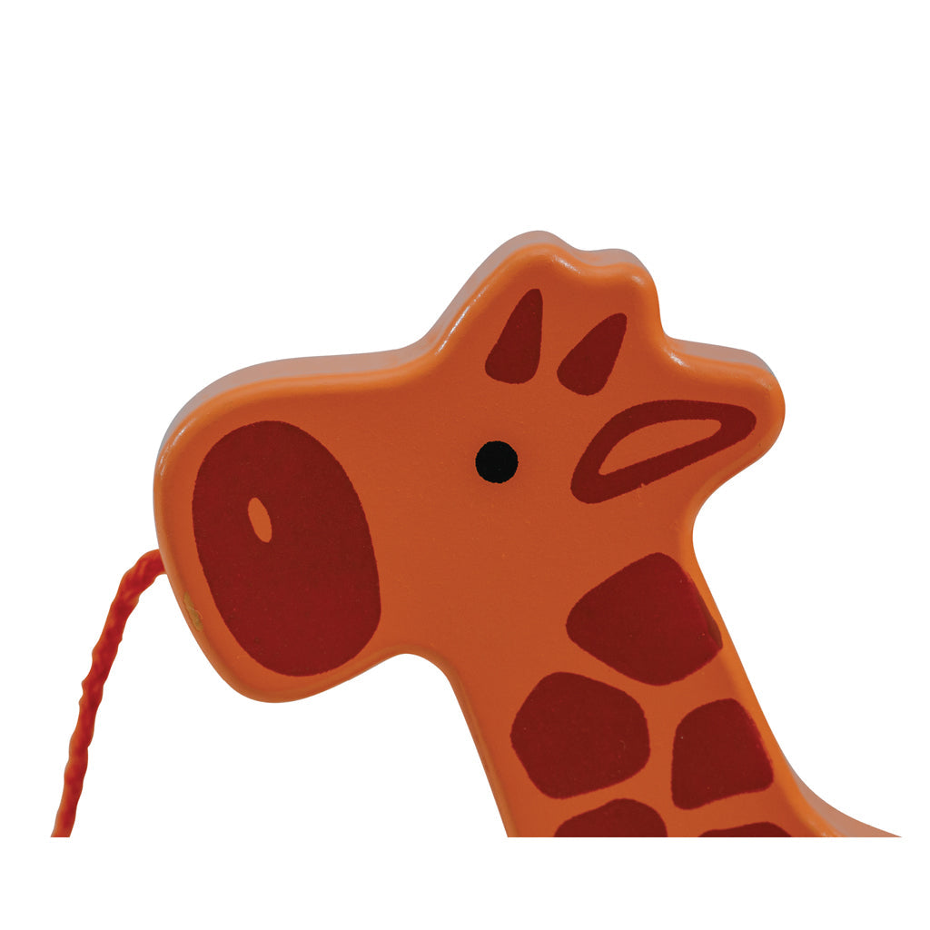 Wooden Push & Pull Giraffe