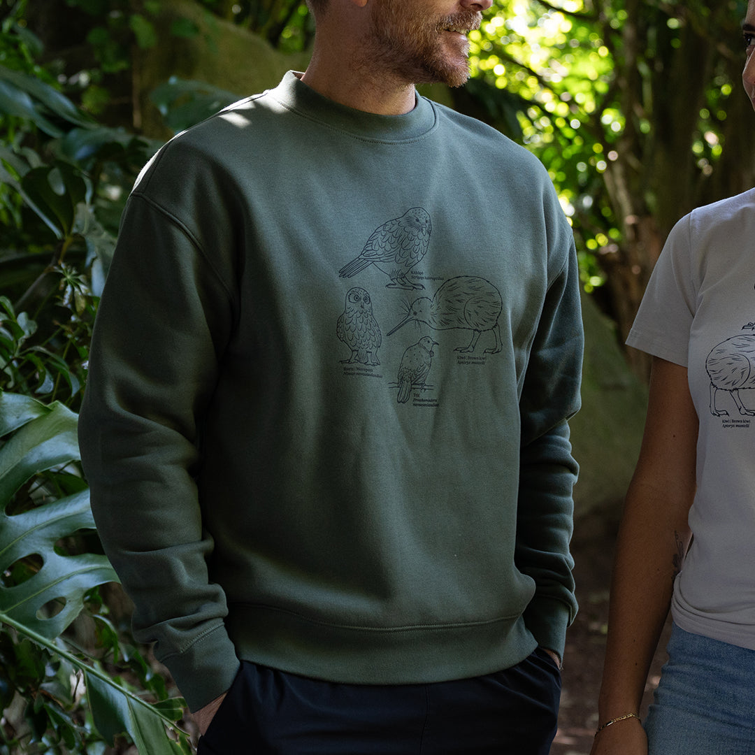 Auckland Zoo Native Birds Cypress Sweatshirt