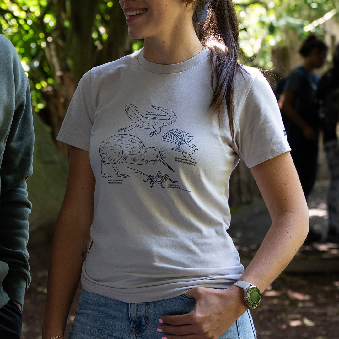 Auckland Zoo Native Taonga Bone T-Shirt