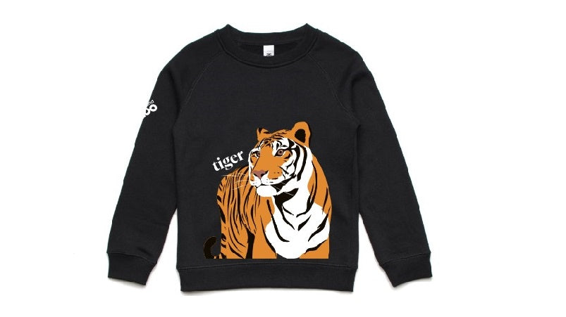 Auckland Zoo Tiger Kids Sweatshirt