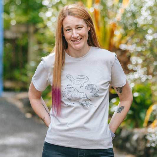 Auckland Zoo Native Taonga Bone T-Shirt