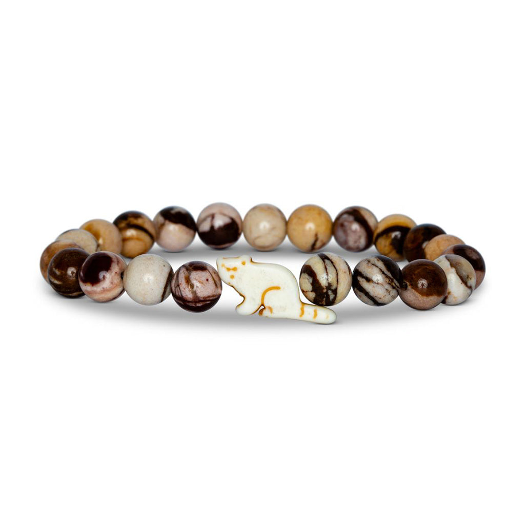 Fahlo Tracking Bracelet: Red Panda Himalaya Stone