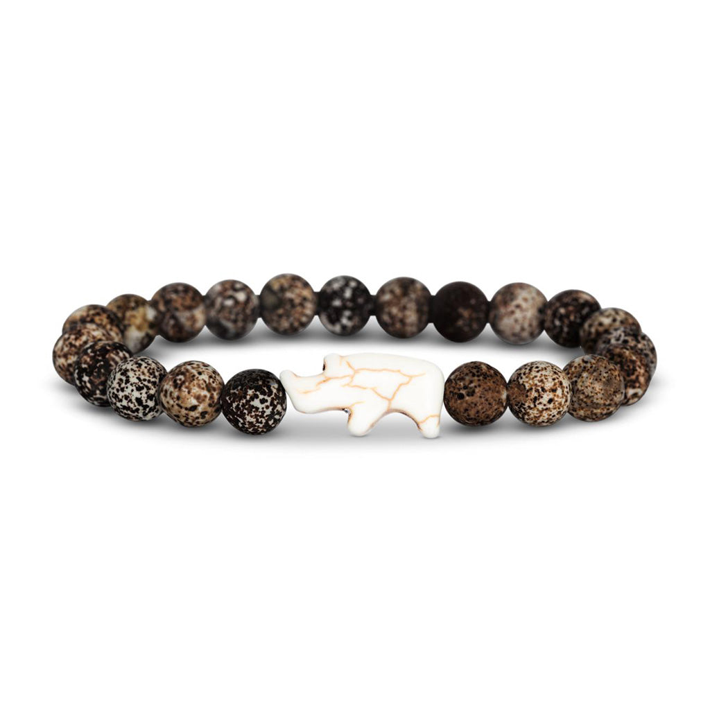 Fahlo Tracking Bracelet: Rhino Kalahari