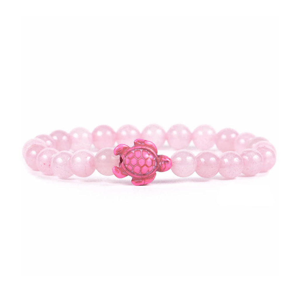 Fahlo Tracking Bracelet: Turtle Coral Reef Pink