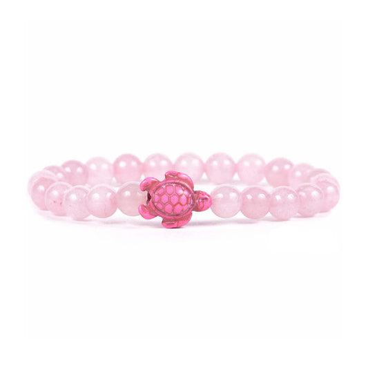 Fahlo Tracking Bracelet: Turtle Coral Reef Pink