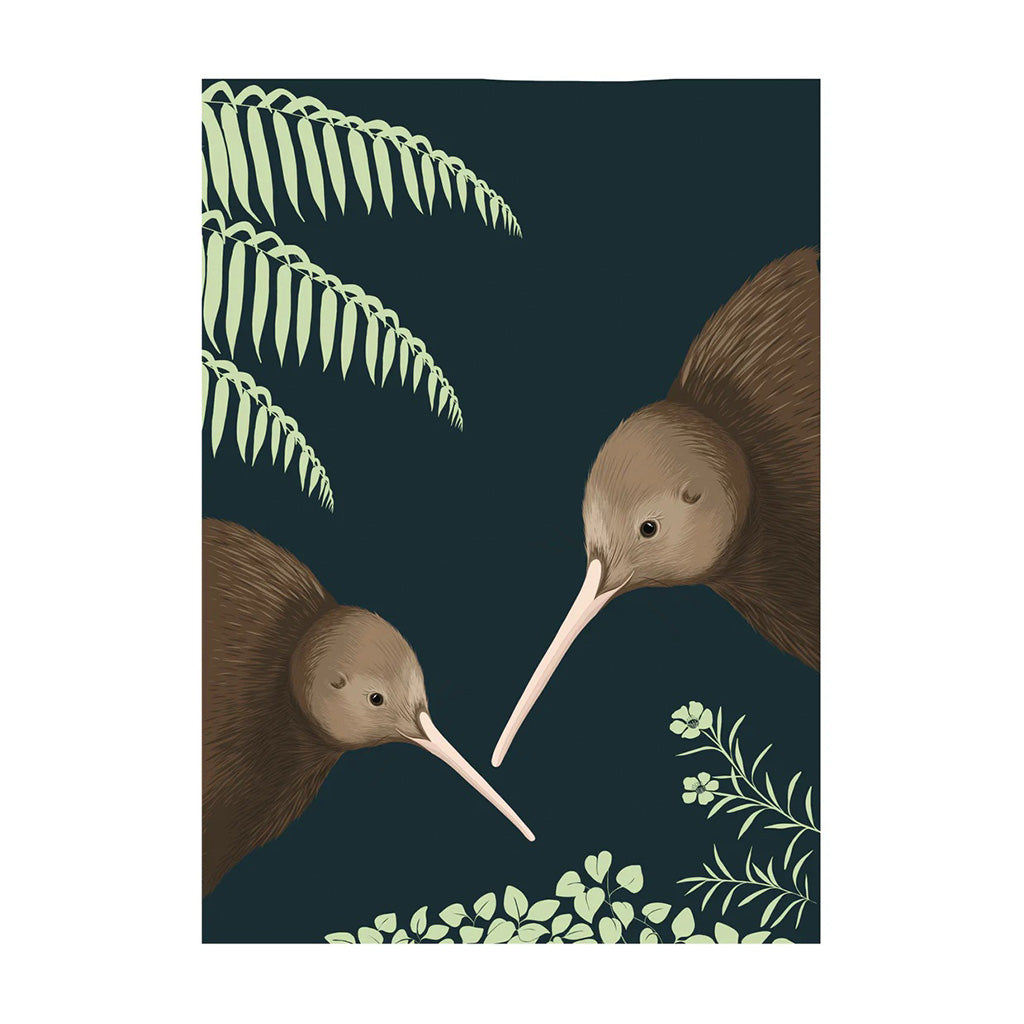 Kiwi art print by artist Cathy Hansby