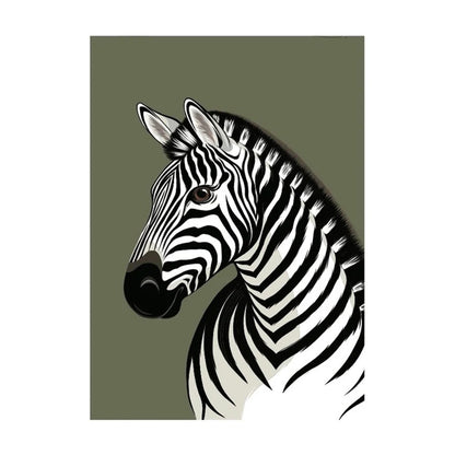 Zebra art print by artist Cathy Hansby