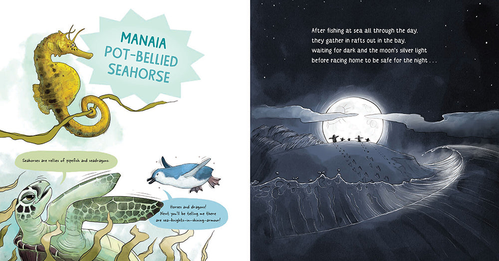 Honu and Blue's Sealife Clues