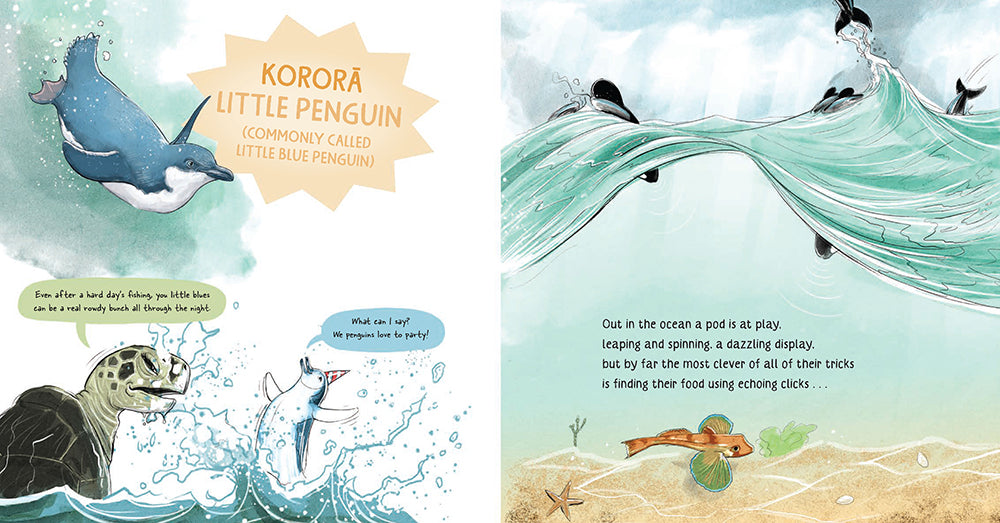 Honu and Blue's Sealife Clues