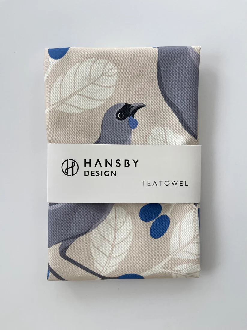 Hansby Design Tea Towel Kōkako