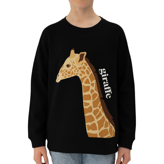 Auckland Zoo Giraffe Kids Sweatshirt