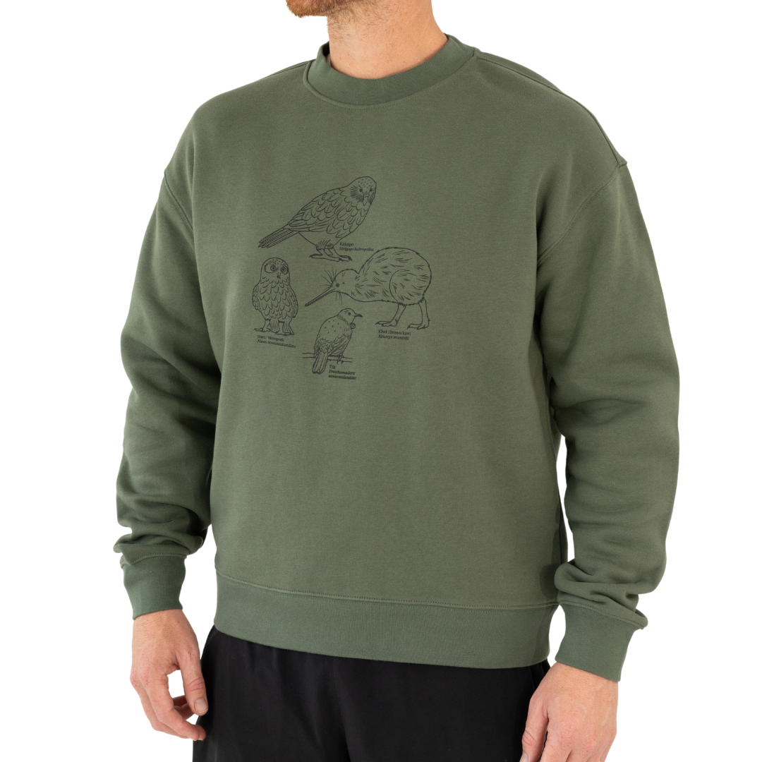 Auckland Zoo Native Birds Cypress Sweatshirt