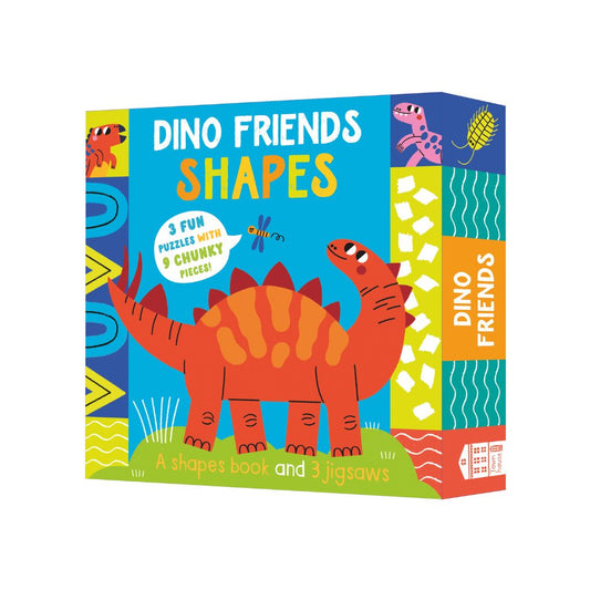 Dino Friends Shapes 9pc Puzzle & Play