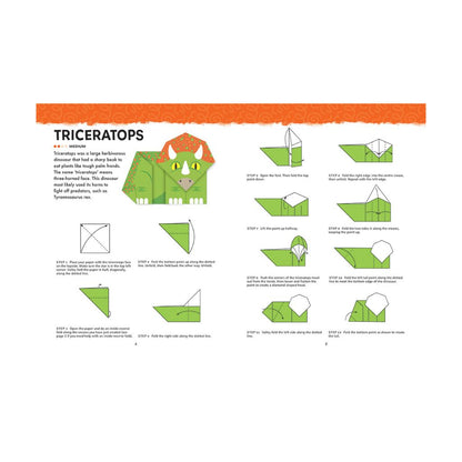 Dinosaurs Origami Activity Book