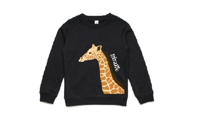 Auckland Zoo Giraffe Kids Sweatshirt