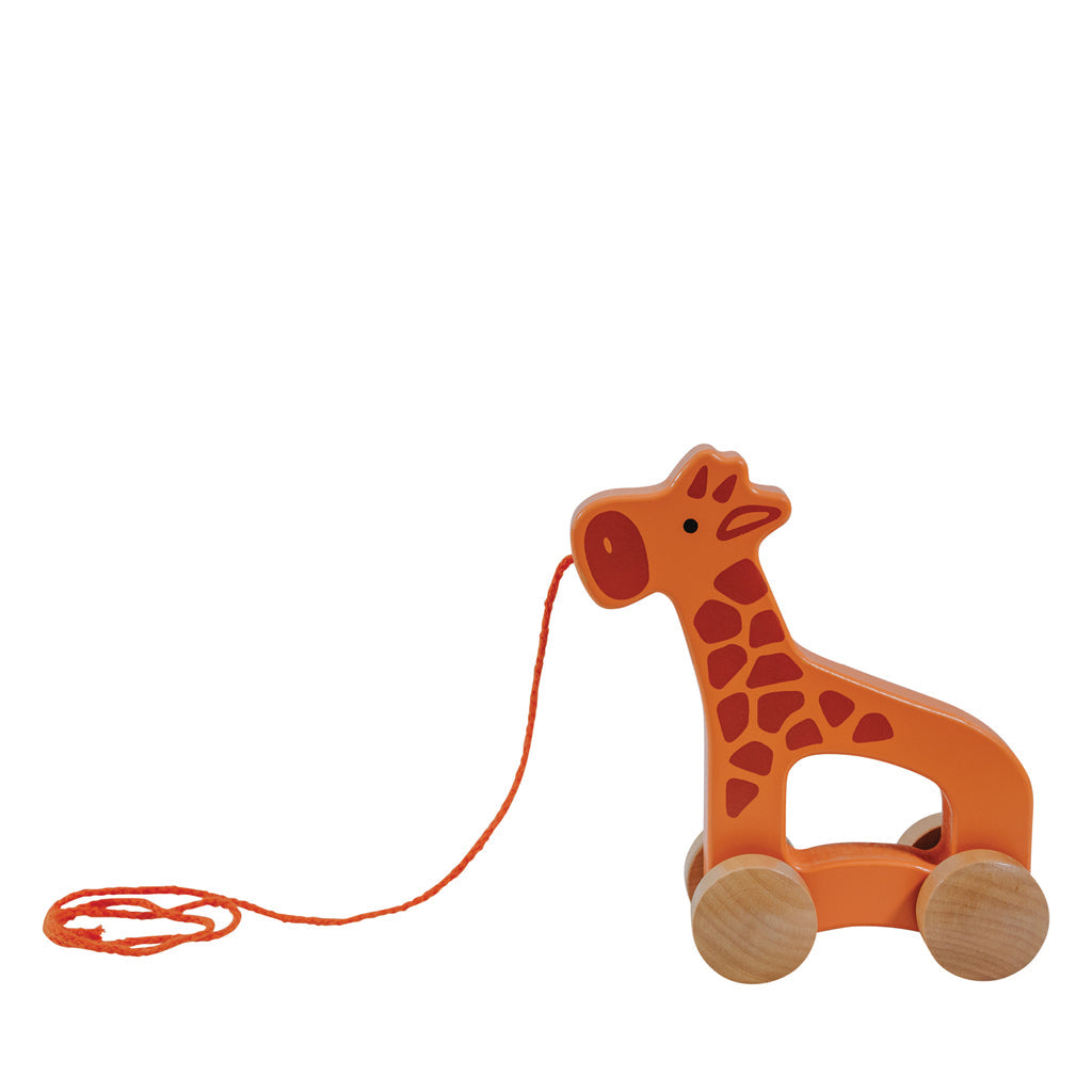 Wooden Push & Pull Giraffe
